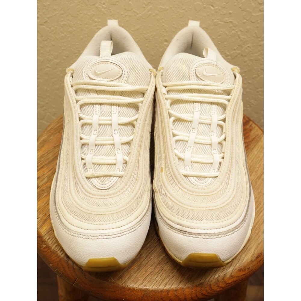 Nike Air Max 97 White Gum Men's Size 10.5 Sneakers DJ2740-100 Off White Running